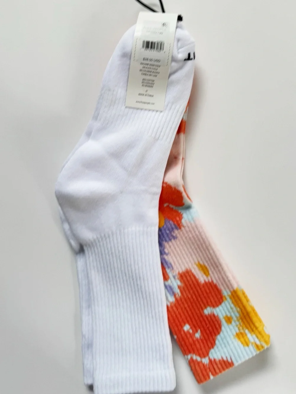 Free People Trail Away Sock Pack in Blush Combo | NWT